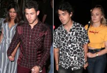 Priyanka, Nick on double date